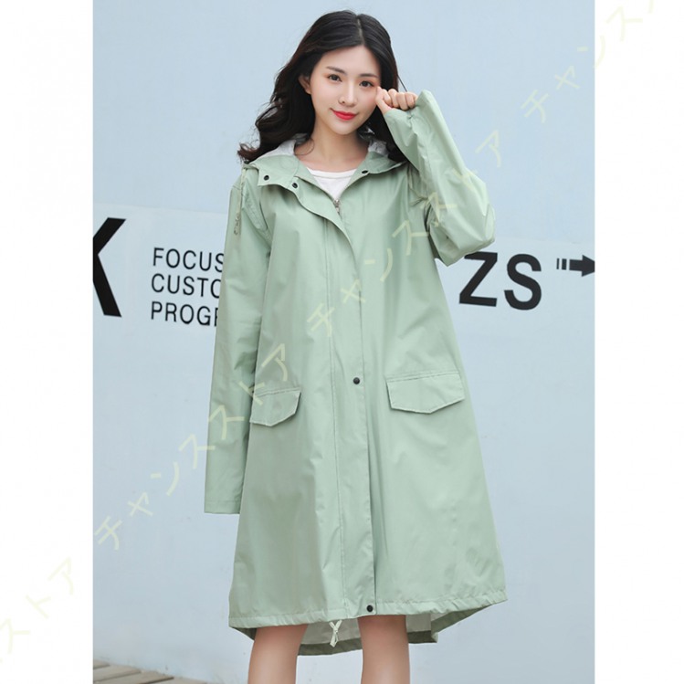 レインコート レティース 自転車 夏 おしゃれ 新型 カジュアル ロング Aライン レディース 自転車 通勤 通学 オシャレ 梅雨 雨具 超軽量 防風 収納袋付き 品揃え豊富で