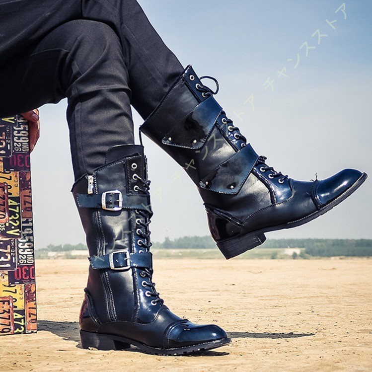 年末のプロモーション特価 ポインテッドトゥ サイドジップブーツ ライダーブーツ 乗馬用 騎士 高筒ブーツ ロングブーツ ヒール 防水防滑 秋冬 おしゃれ 紳士ブーツ ブーツ メンズ サイドジップブーツ ポインテッドトゥ ブーツ メンズ ブーツ Knowledge21 Com