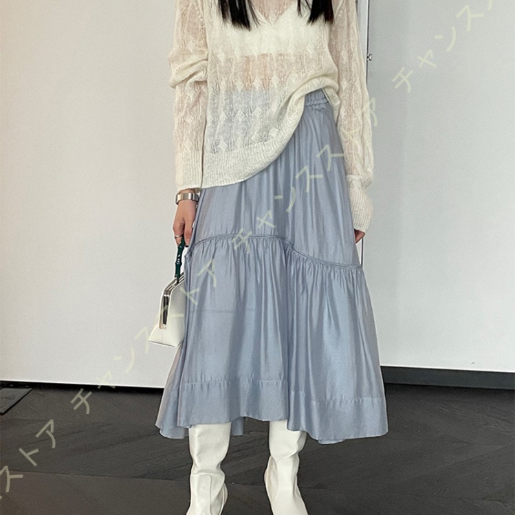 人気ブランドを きれいめ レース 無地 ロングスカート ロング丈 チュールスカート プリーツ レディース スカート フレアスカート 女子会 ミモレ丈 ウエストゴム ボトムス ロング マキシ丈スカート カラー ブラック City Vipescortbook Net