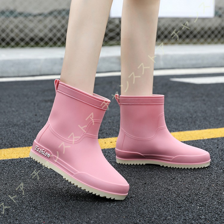 レインブーツ 防水 レディース靴 雨 梅雨対策 ミドル丈 撥水 カジュアル ブーツ Pvc レインシューズ 靴 長靴 レインブーツ 防水 レディース靴 雨 梅雨対策 ミドル丈 撥水 カジュアル ブーツ Pvc レインシューズ 靴 長靴