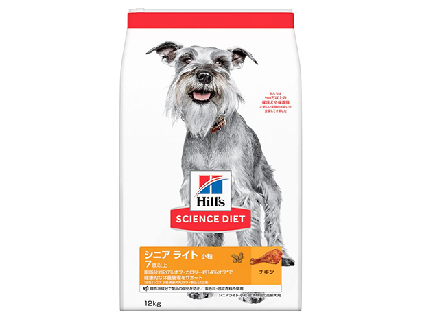 ドッグフード　サイエンスダイエット　シニアライト　７歳以上　小粒　肥満傾向の高齢犬用　チキン　１２ｋｇ　ヒルズ　犬