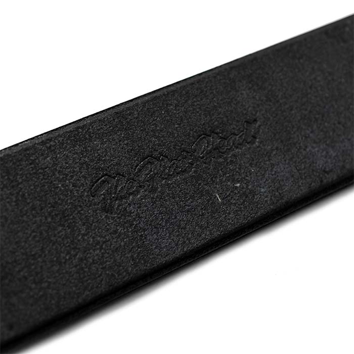 フラットヘッド ベルト 本革 レザーベルト メンズ 38mm巾 プレート