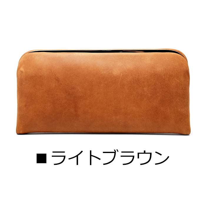 日本製 本革 手作り 財布 がま口 隠し口金 レディース メンズ グルーバーレザー WDG-100 ...