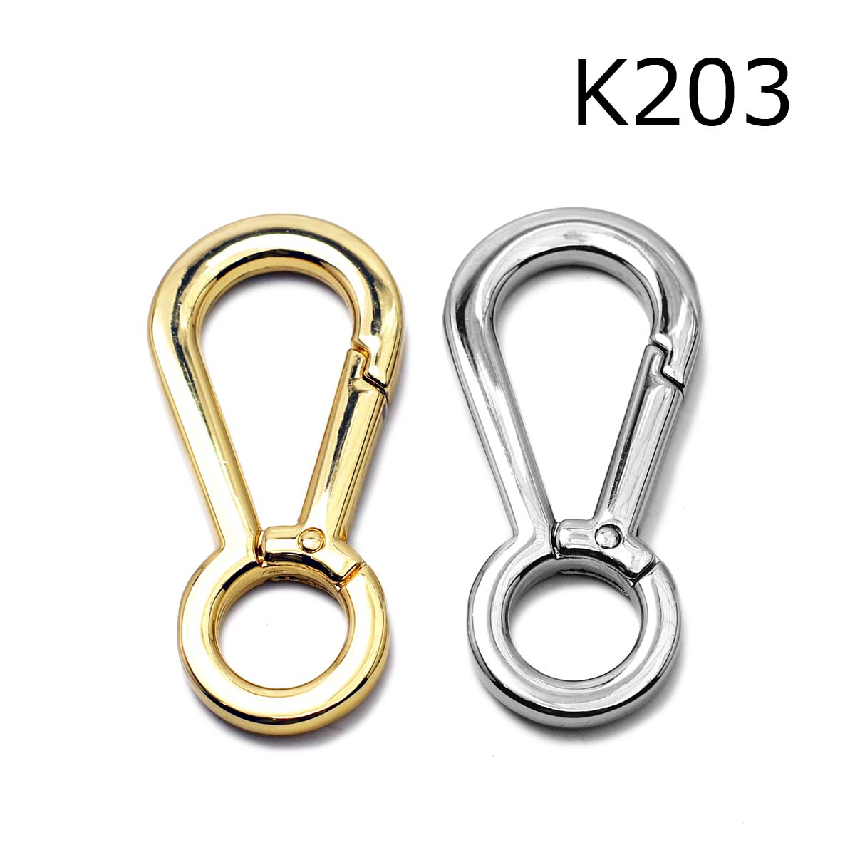 ナスカン 金具 スナップフック レバーナス 回転フック キーホルダー ストラップ パーツ 360°可動式 カラビナ K203  :k203-28b:CHAOS accessory 通販 