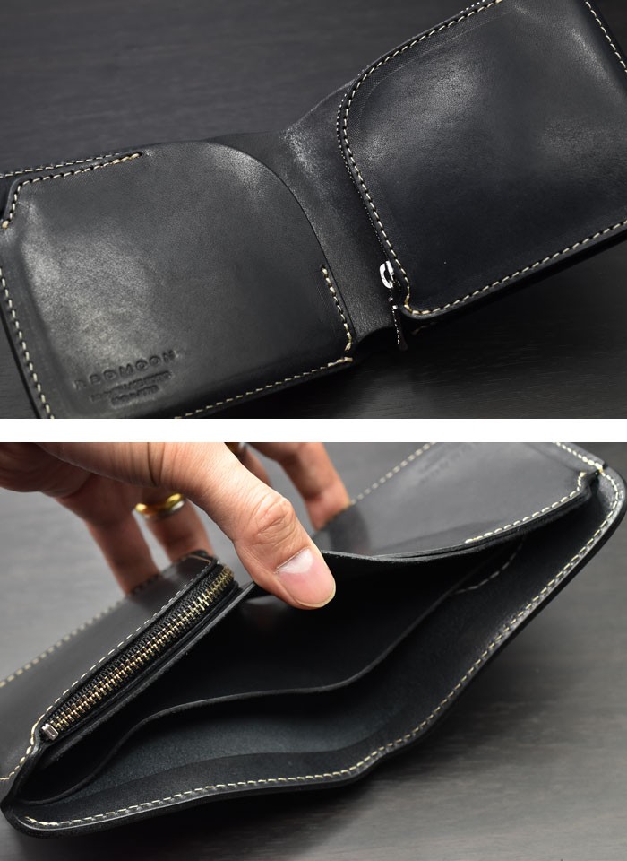 RED MOON ブラックレザー財布　シルバーキーフックセット 71Qv-3zMfwL._UY350_.jpg