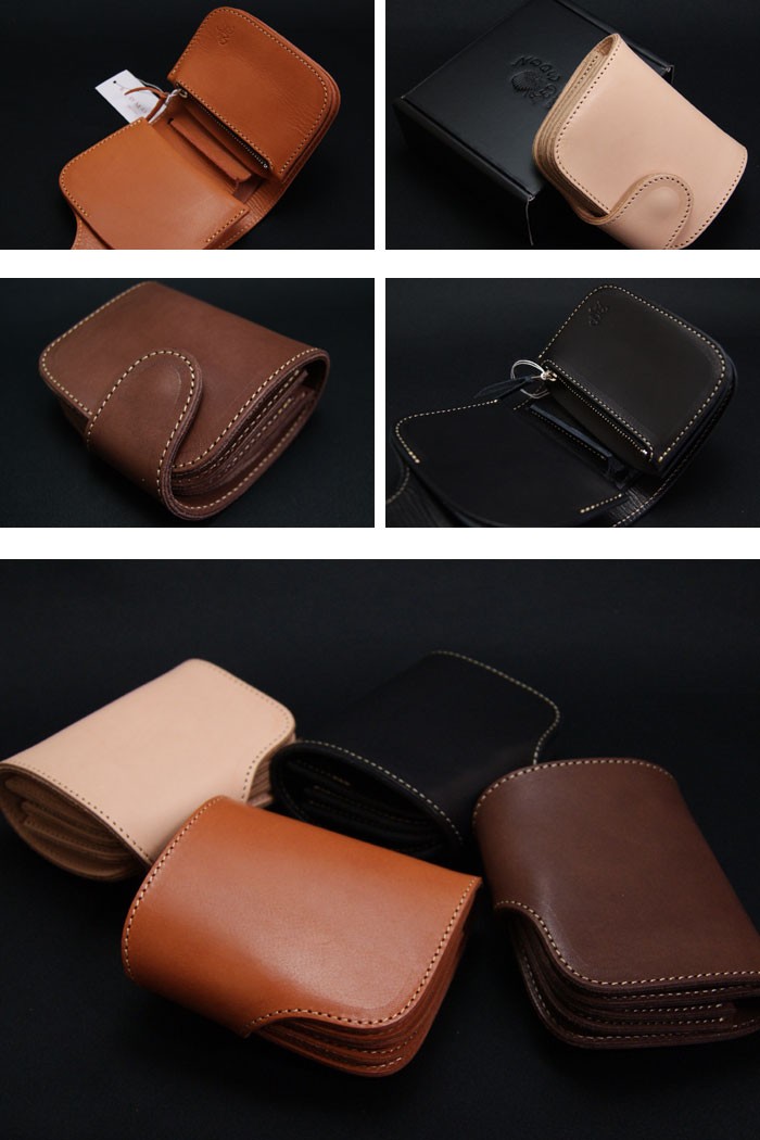 REDMOON レッドムーン ショートウォレット ブルー  新品 ヤケあり REDMOON レッドムーン 財布 二つ折り ZETT コンチョ