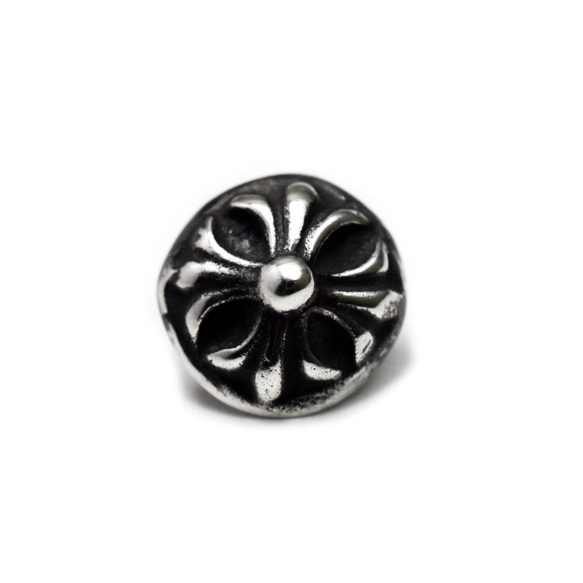 ループタイプ】【直径8mm】 ゴシッククロス クロスボール コンチョ