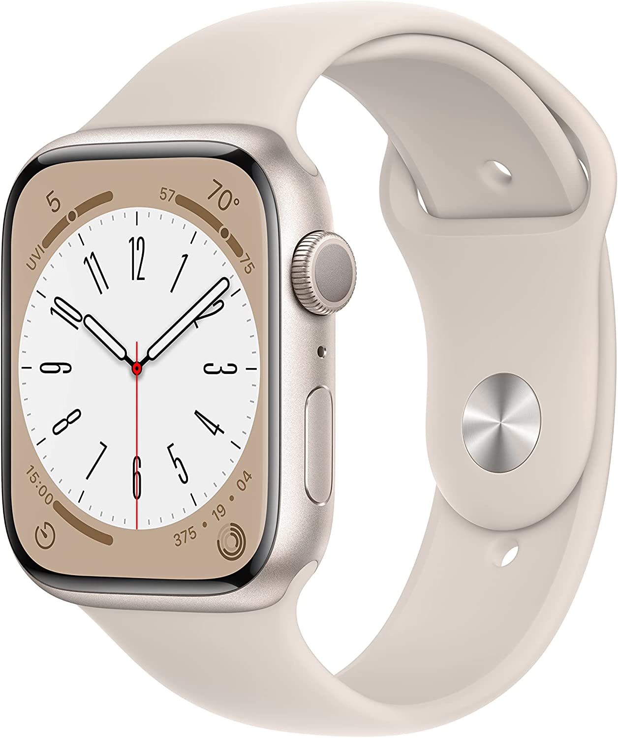 Apple Watch Series 8 GPSモデル 41mm ケース スターライト