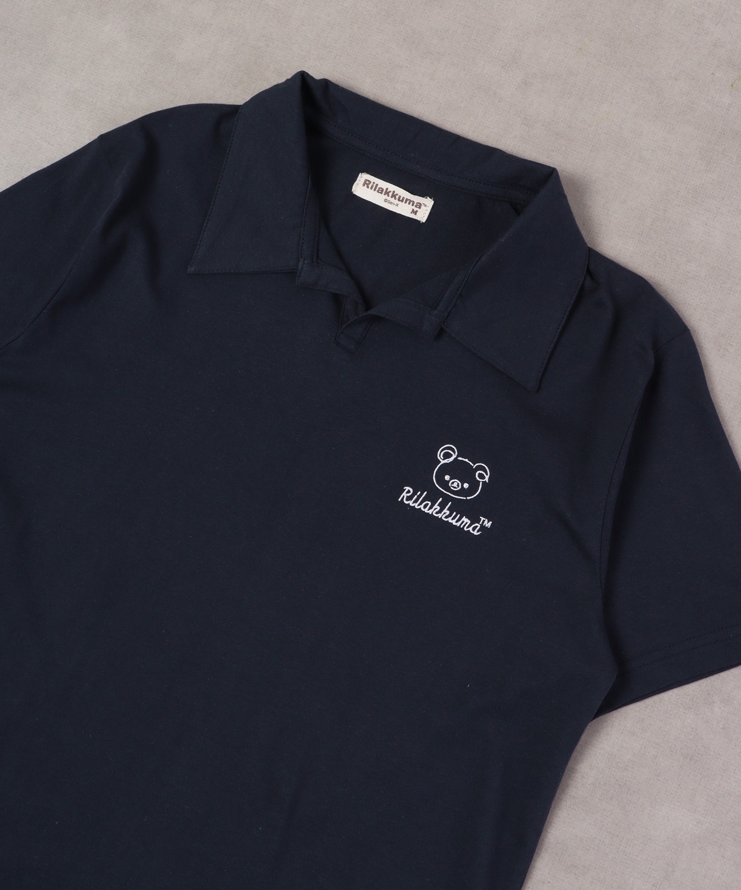 San-X（サンエックス） リラックマ ポロシャツ ワンポイント Tシャツ