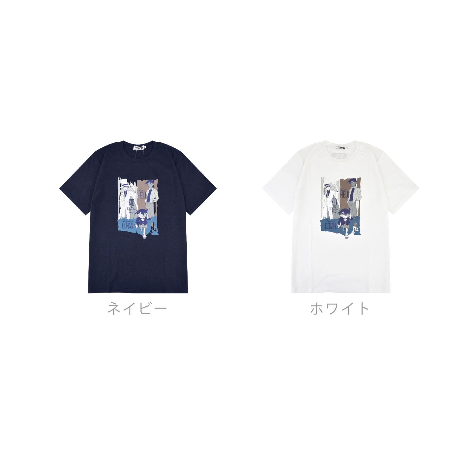 名探偵コナン Tシャツ 半袖 トップス プリント アニメ 漫画 怪盗キッド