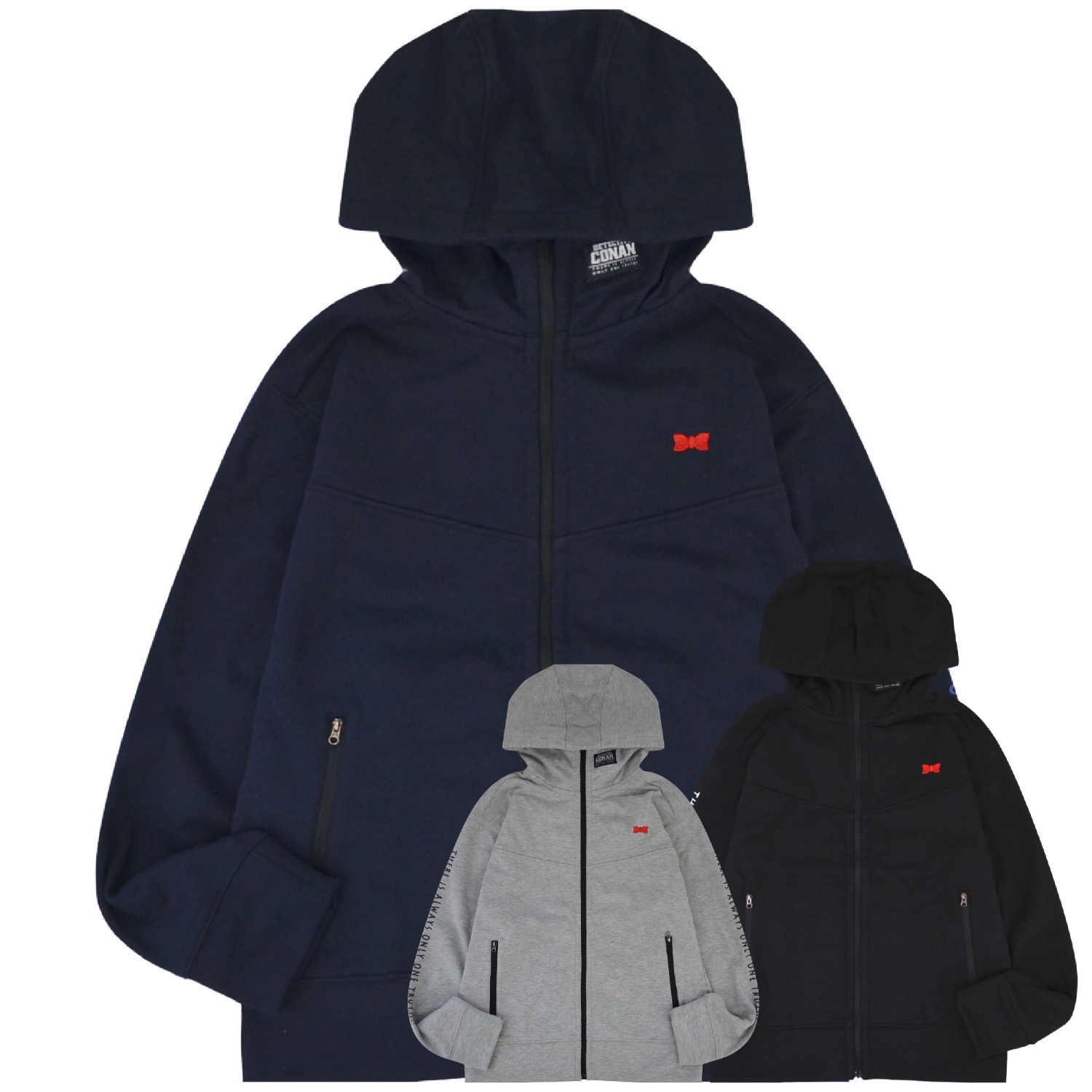 sanrio（サンリオ） 名探偵コナン フリース ZIP ブルゾン 春秋冬