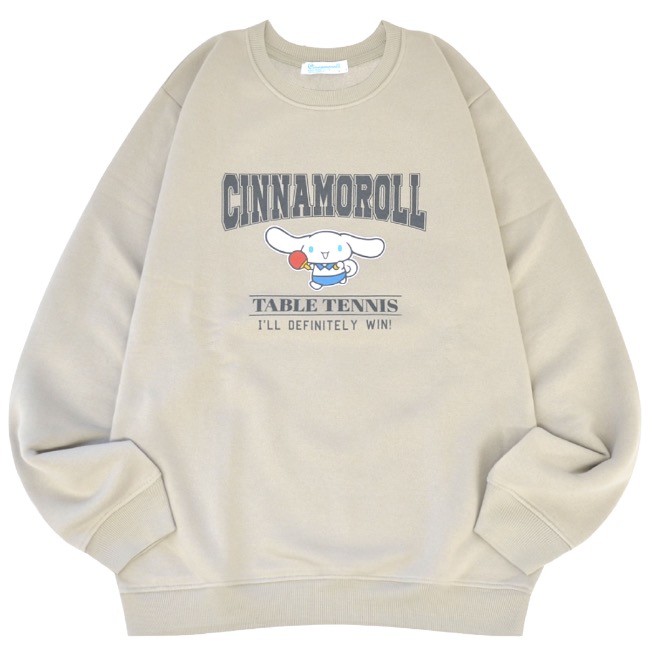 シナモロール トレーナー スウェット 裏起毛 サンリオ キャラクターズ
