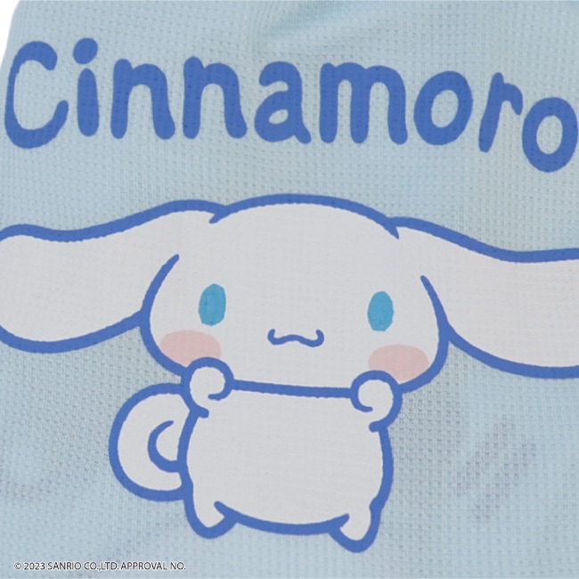 シナモロール サンリオ Tシャツ ハーフ パンツ 巾着 上下 セット 部屋