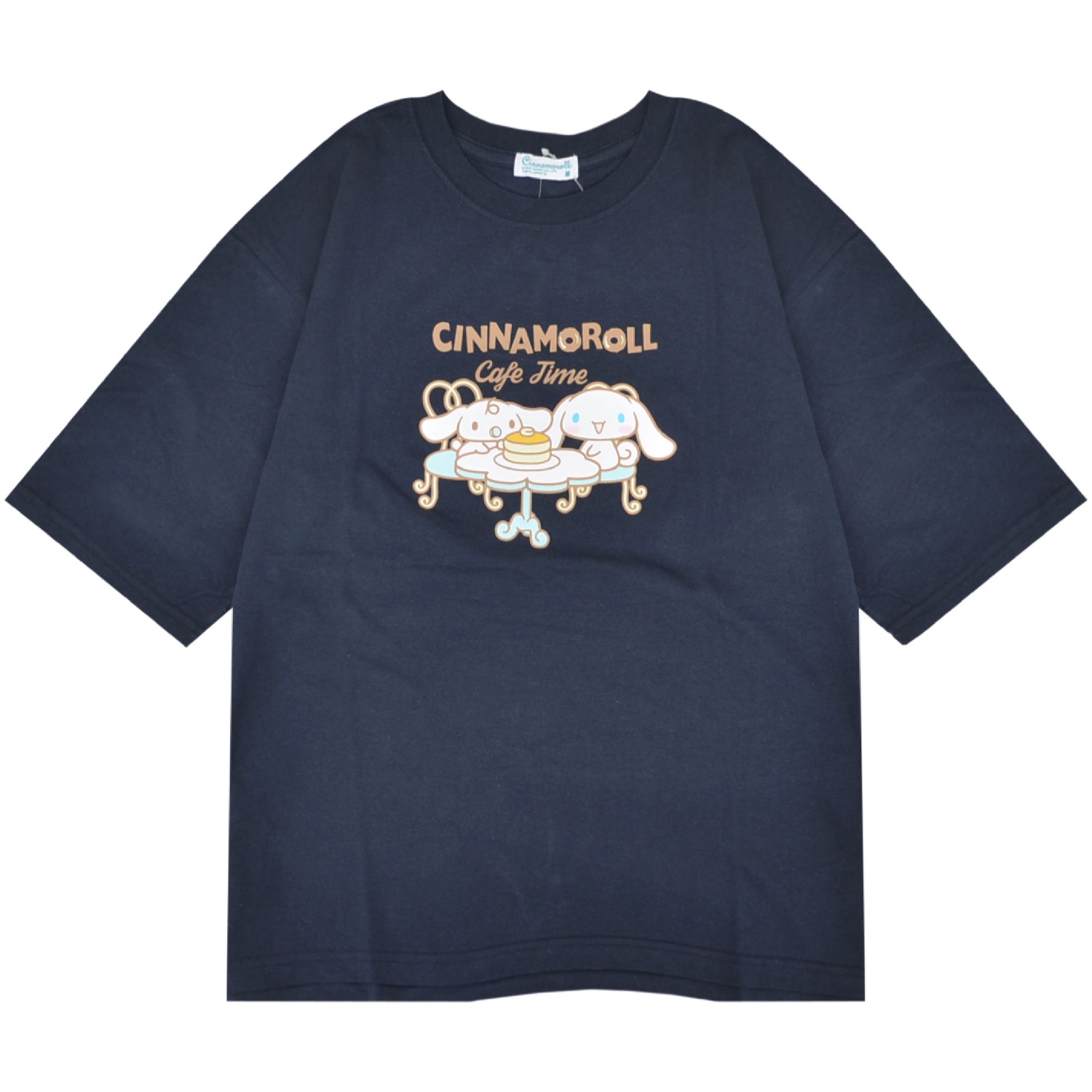 シナモロール Tシャツ オーバーサイズ 半袖 プリント 刺繍 トップス