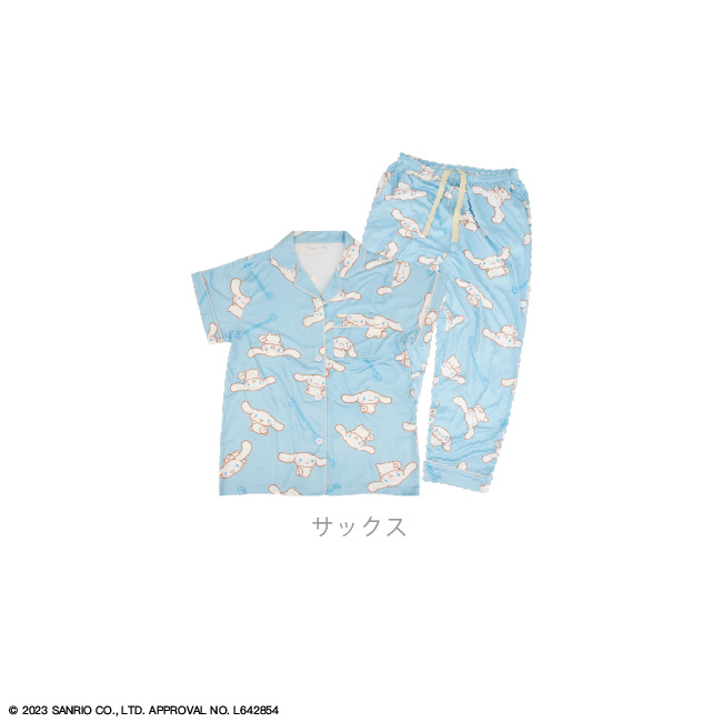 シナモロール パジャマ ルームウェア セット 半袖 サンリオ Sanrio