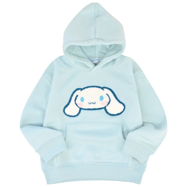 シナモロール パーカー 裏起毛 スウェット キッズ 子供 ビッグ