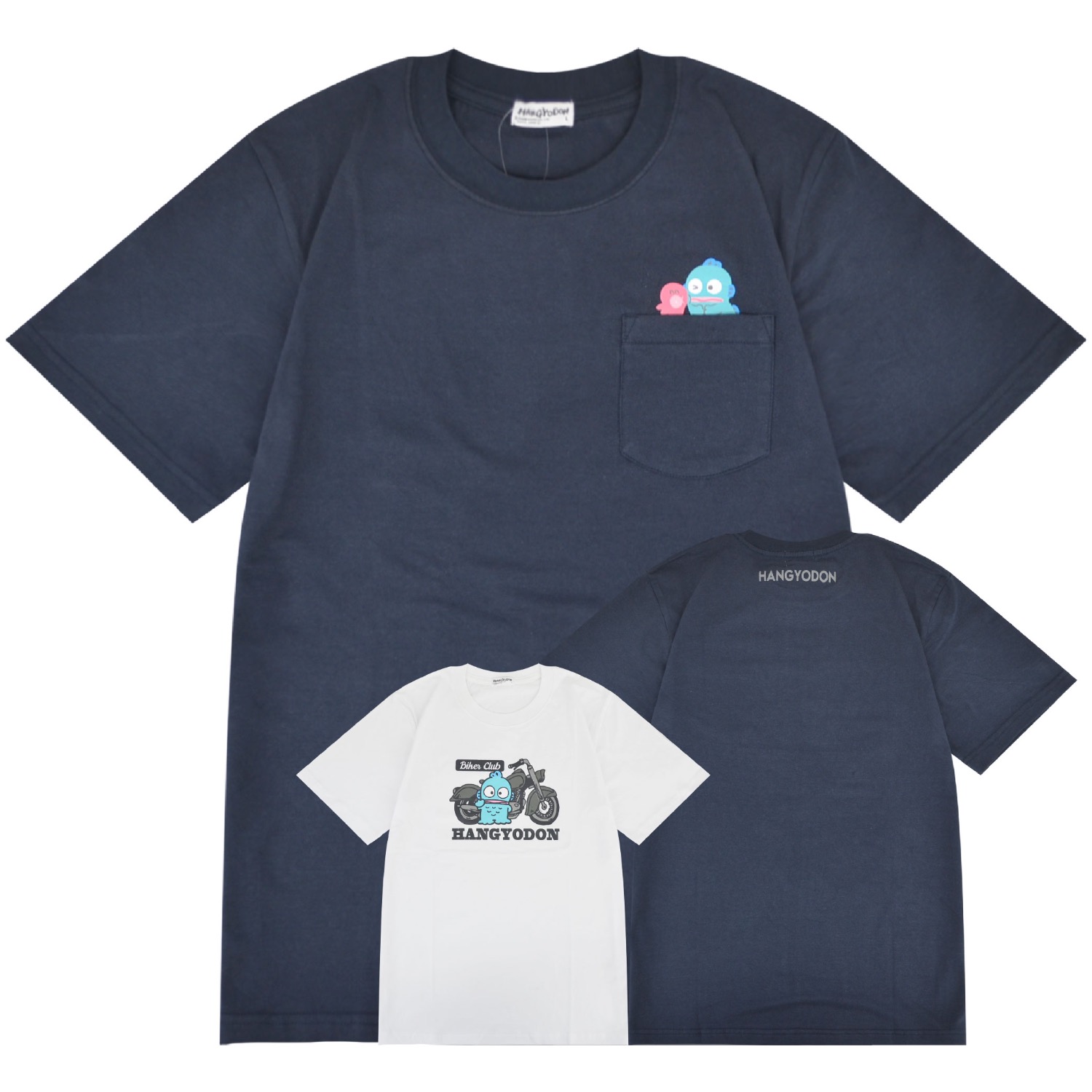 sanrio（サンリオ） ハンギョドン 半袖 Tシャツ 春夏 天竺