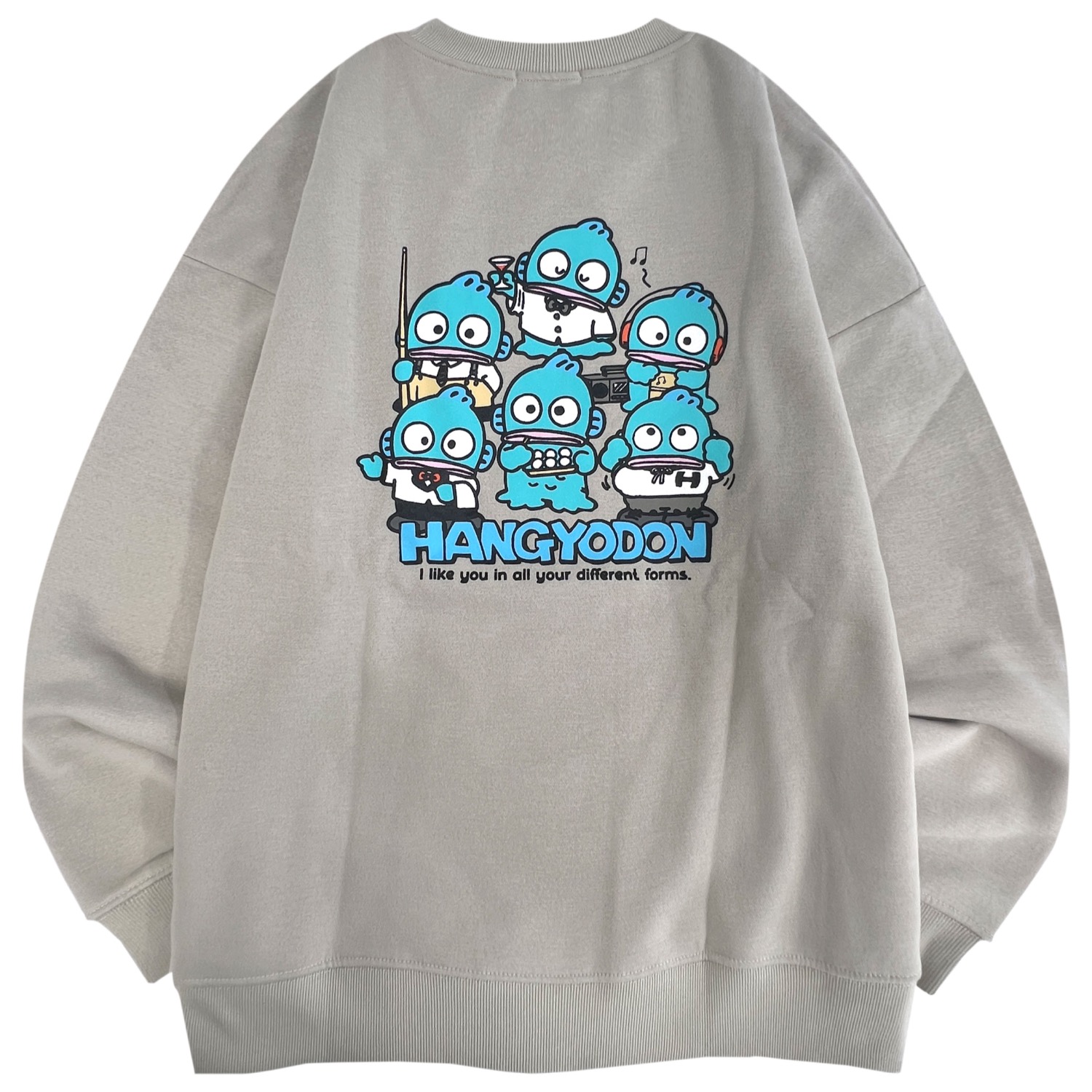 sanrio（サンリオ） ハンギョドン さゆりちゃん サガラ刺繍 裏起毛