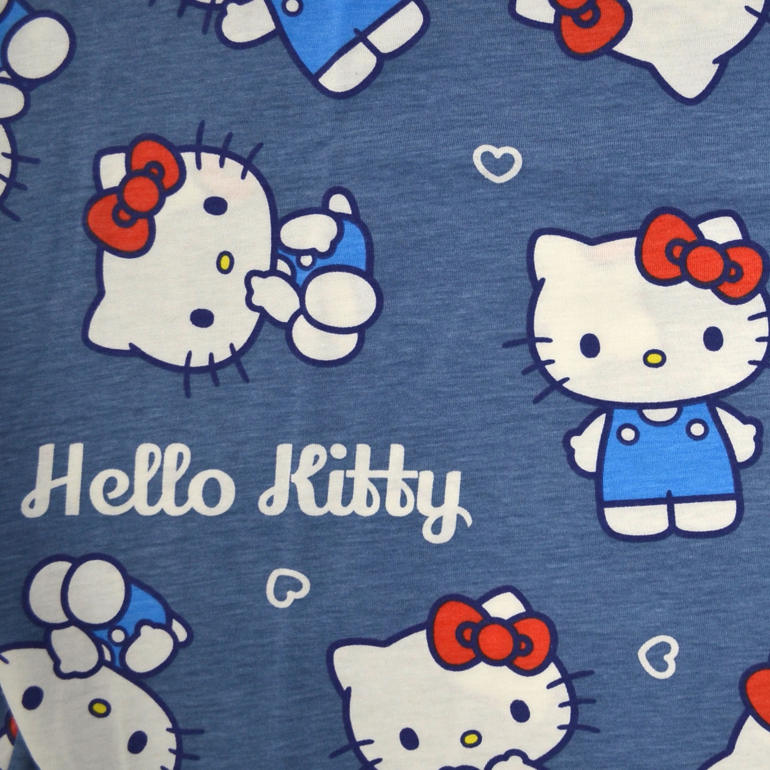 ハローキティ Tシャツ 半袖 総柄 プリント トップス サンリオ