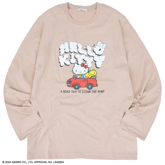 ハローキティ 長袖 Tシャツ 春秋 カジュアル サンリオキャラクターズ