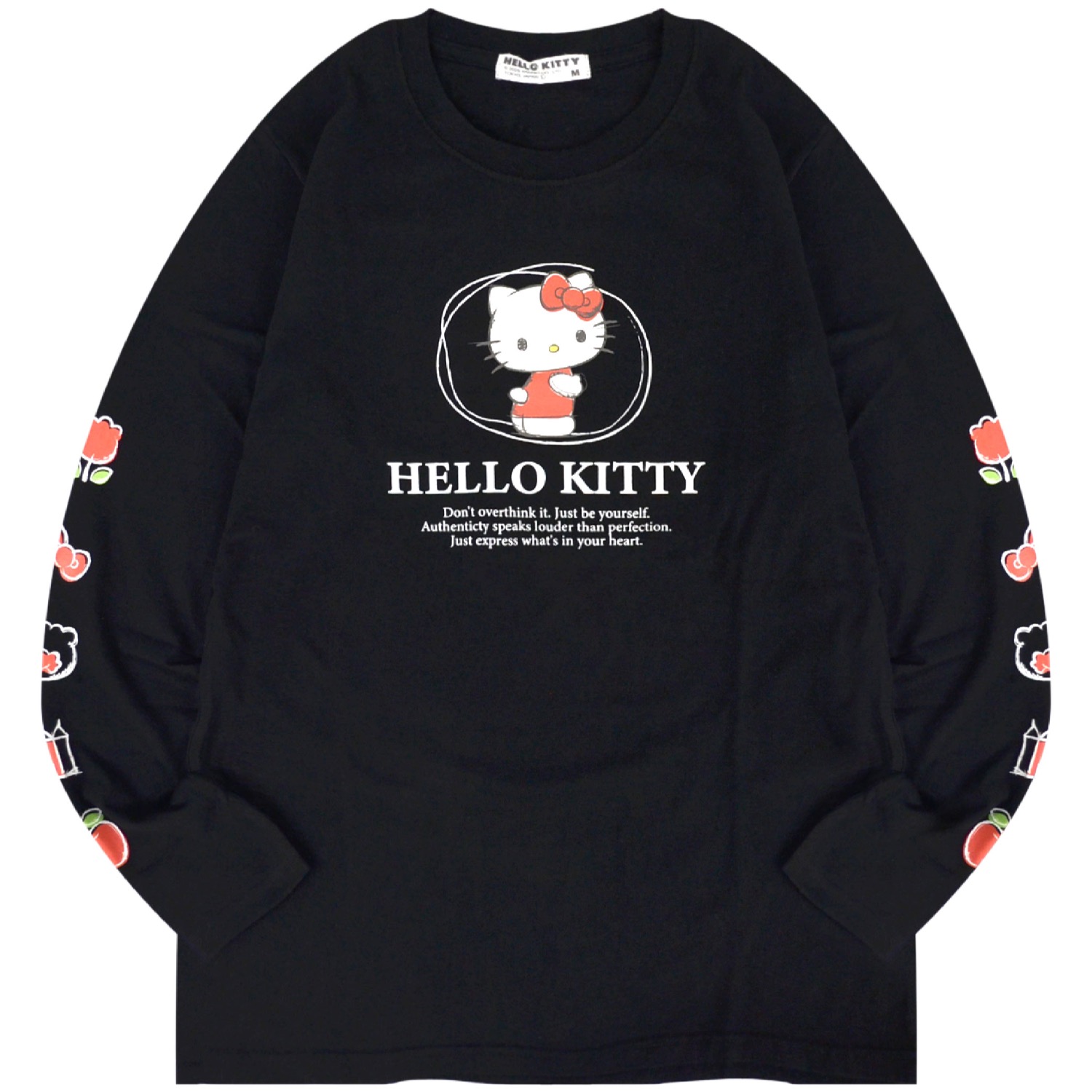 【新品】 ロンリー論理 サンリオ キティちゃん（鬼火）Tシャツ 2枚 新品】 ロンリー論理 サンリオ キティちゃん（鬼火）Tシャツ 2枚