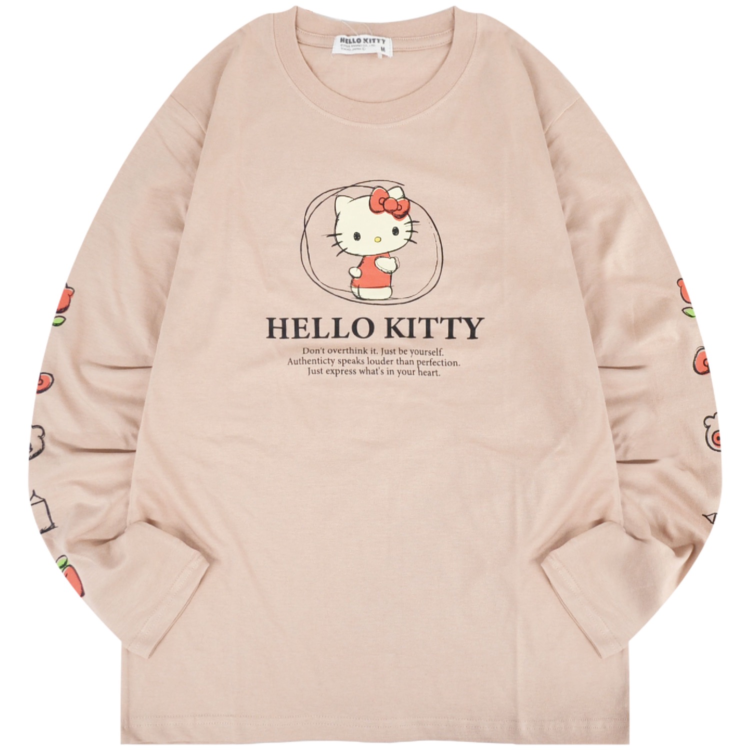 ハローキティ ロンT 長袖 Tシャツ サンリオキャラクターズ プリント 春