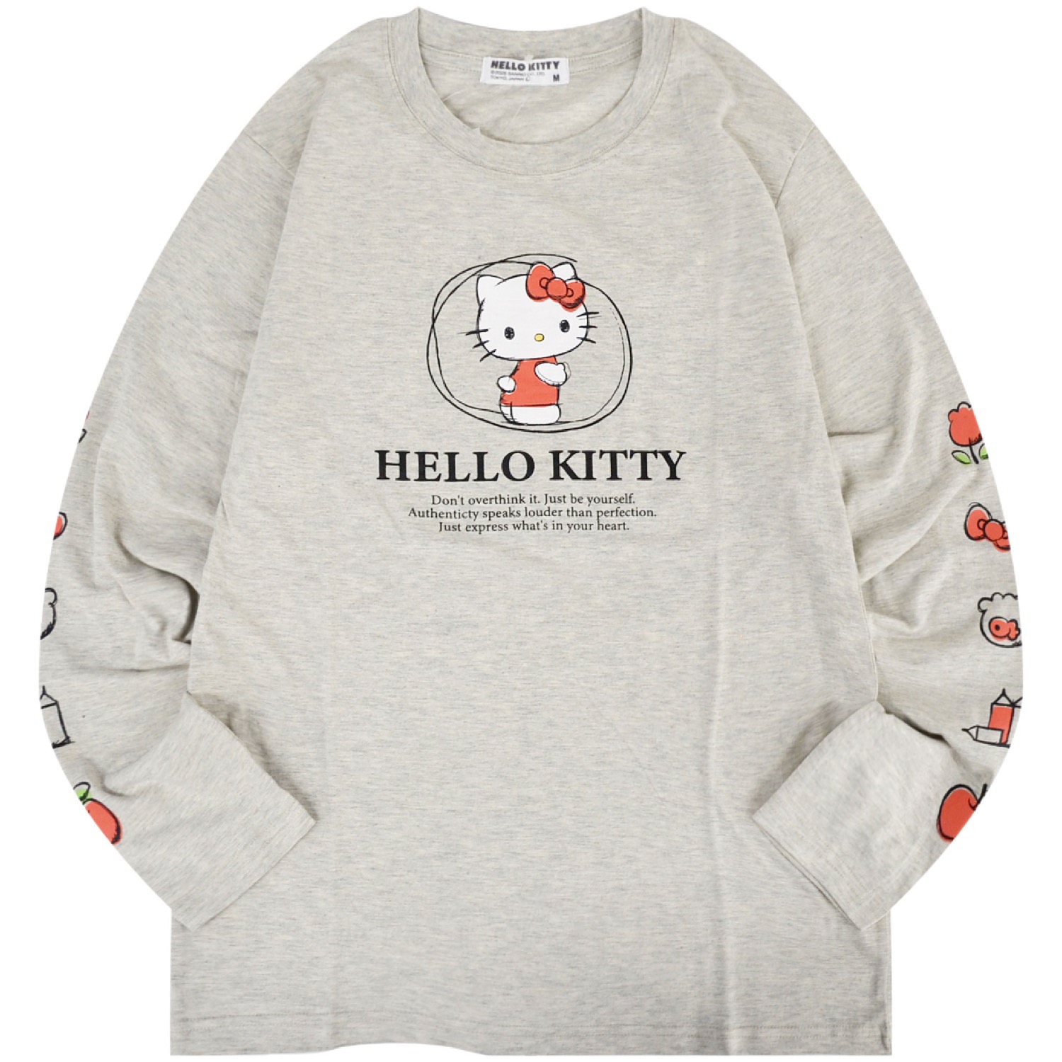 ハローキティ ロンT 長袖 Tシャツ サンリオキャラクターズ プリント 春