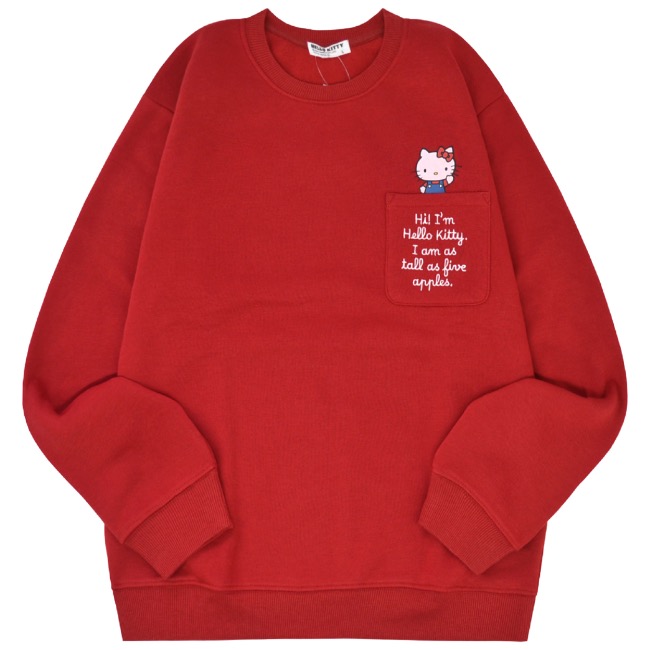 L グラニフ ハローキティ 裏毛スウェット HELLO SHADOW｜裏毛
