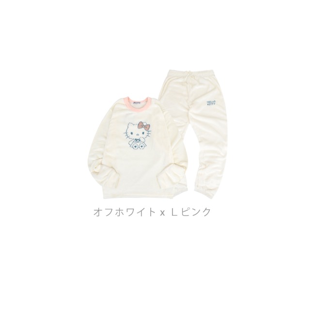ハローキティ トレーナー スウェット パンツ フリース セットアップ