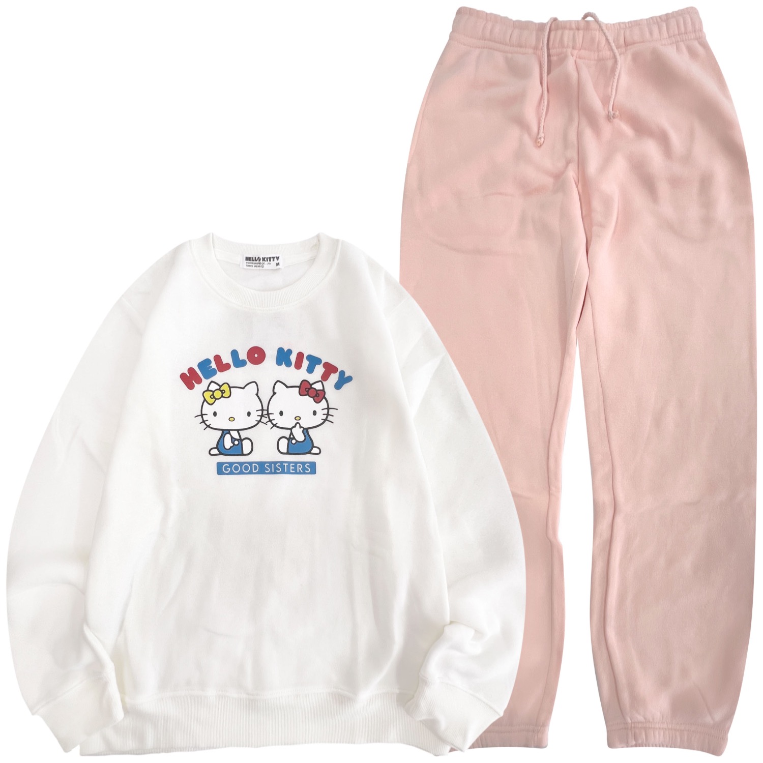 ハローキティ トレーナー スウェット パンツ セットアップ 裏起毛