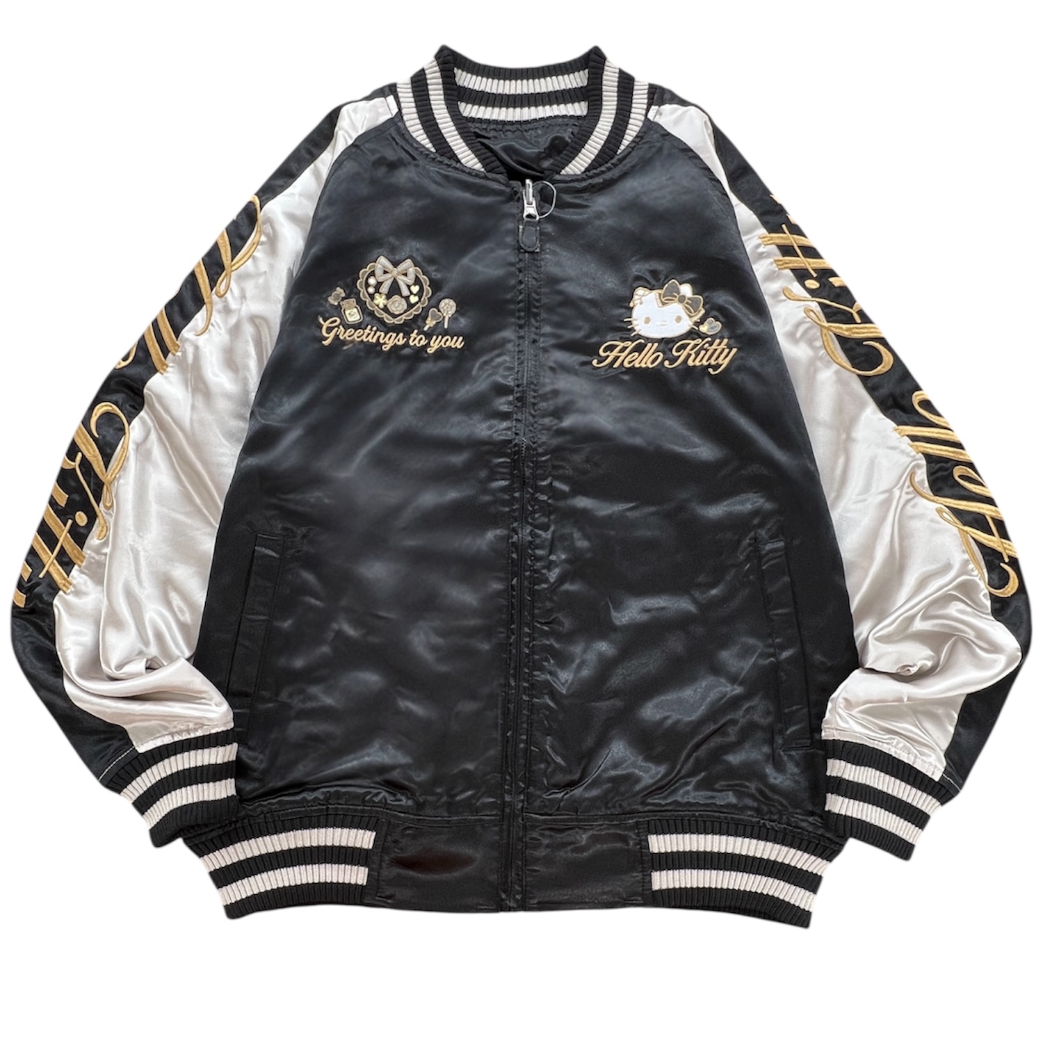 ハローキティ リバーシブルスカジャン 長袖 サンリオ HELLO KITTY
