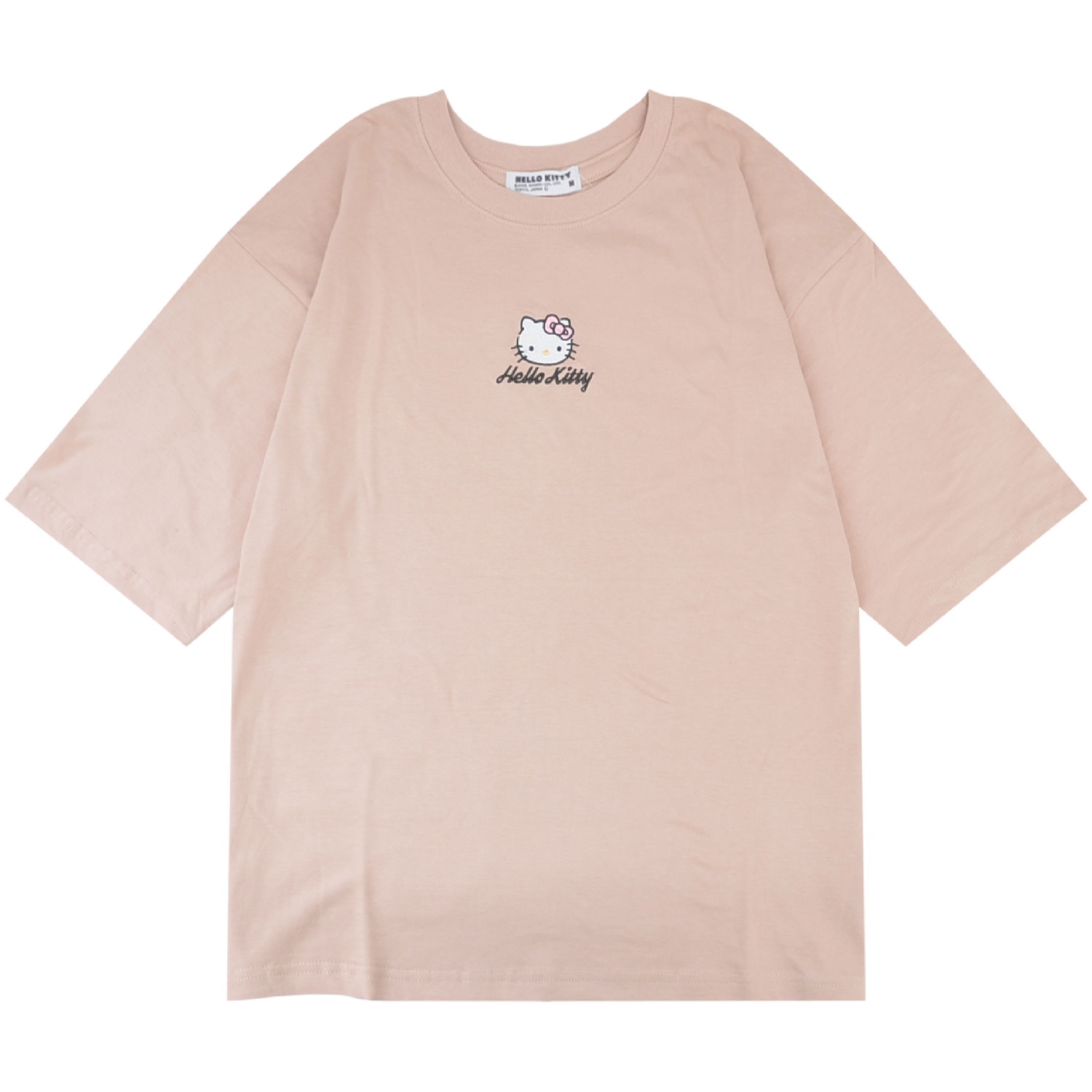 ハローキティ Tシャツ オーバーサイズ 半袖 プリント 刺繍 トップス
