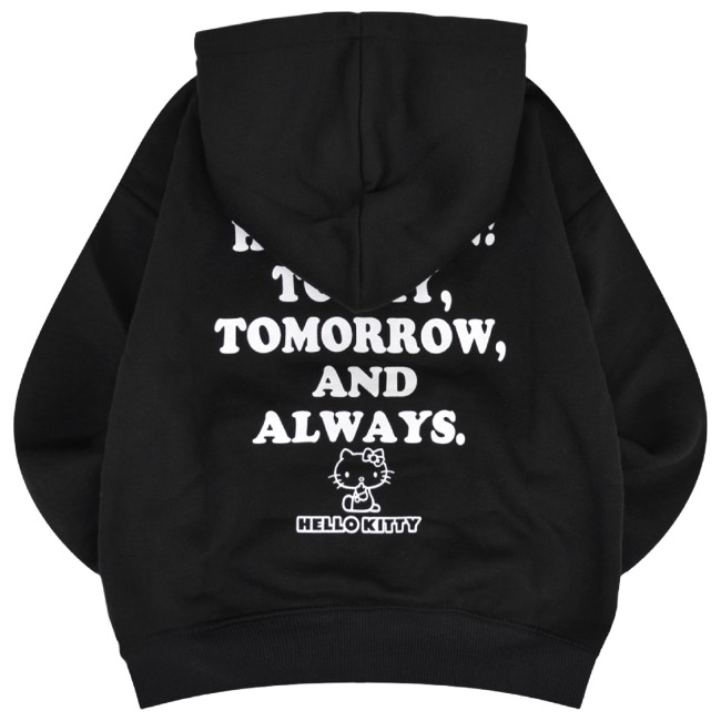 新品未開封 RE. 仲里依紗× ハローキティ ジップパーカー ブラック 新品未開封 RE. 仲里依紗× ハローキティ ジップパーカー ブラック 新品