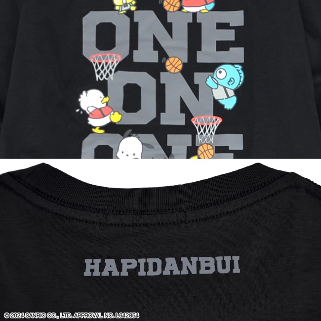 sanrio はぴだんぶい Tシャツ 長袖 ロンT プリント ハンギョドン
