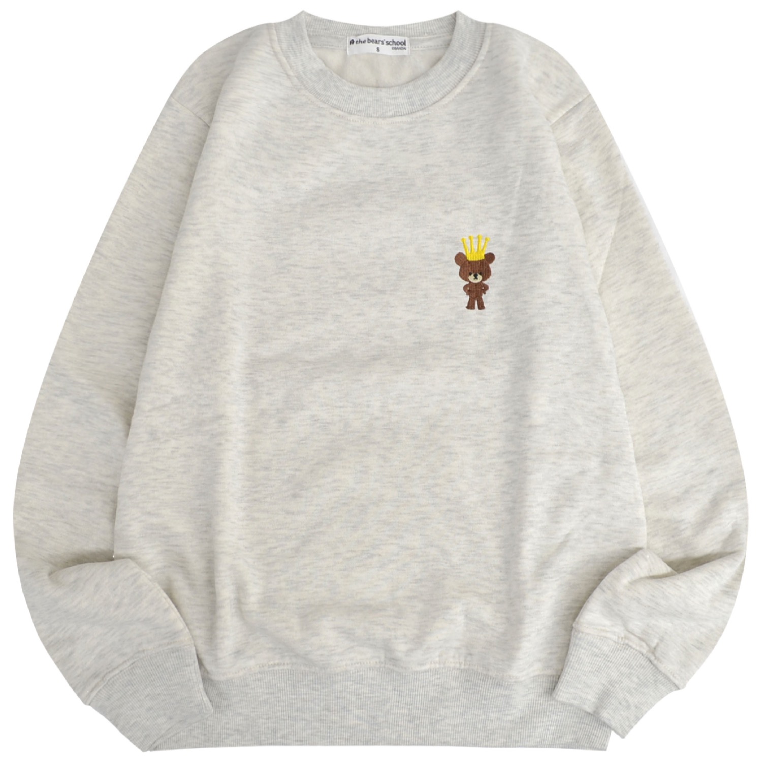 くまのがっこう トレーナー トップス 裏毛 スウェット 長袖 プリント