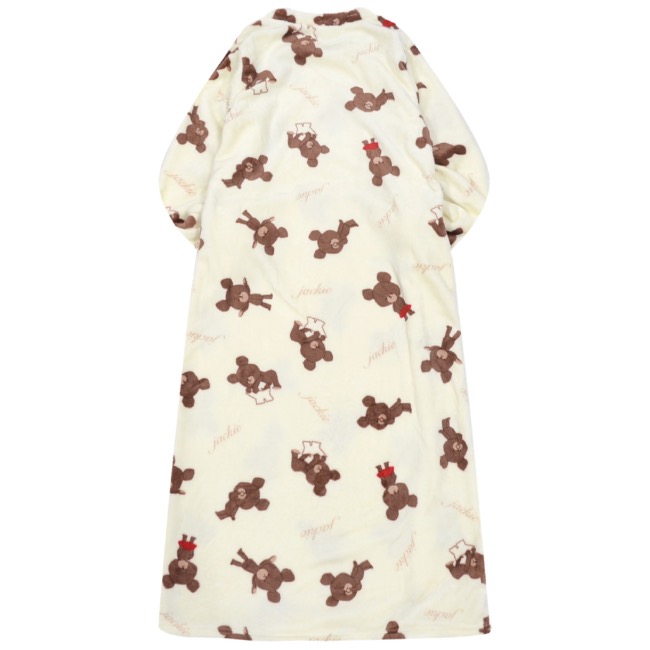 くまのがっこう ジャッキー ワンピース オールインワン ボア フリース