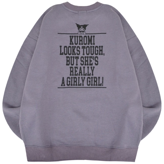クロミ 裏起毛 スウェット トレーナー ビッグ オーバーサイズ サンリオ