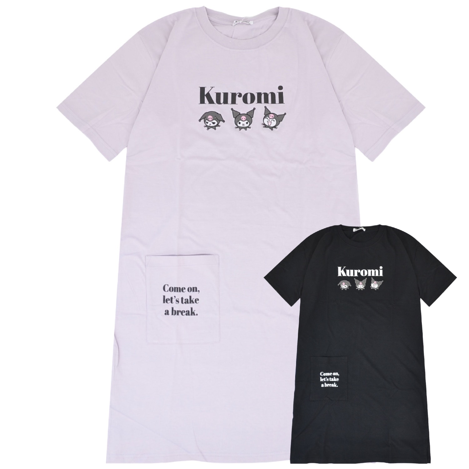 クロミ Tシャツ ワンピース 半袖 プリント トップス ビッグTシャツ