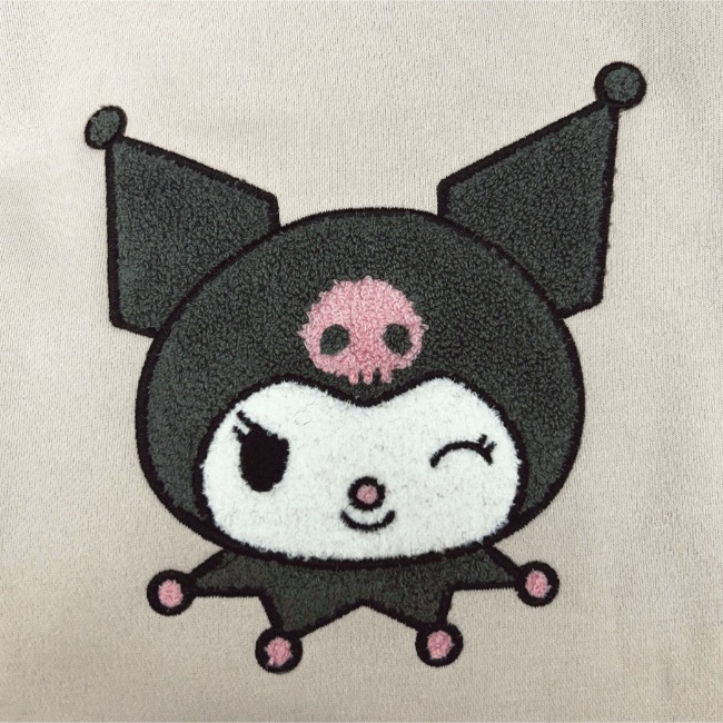 クロミ パーカー 子供 裏起毛 スウェット キッズ ビッグシルエット