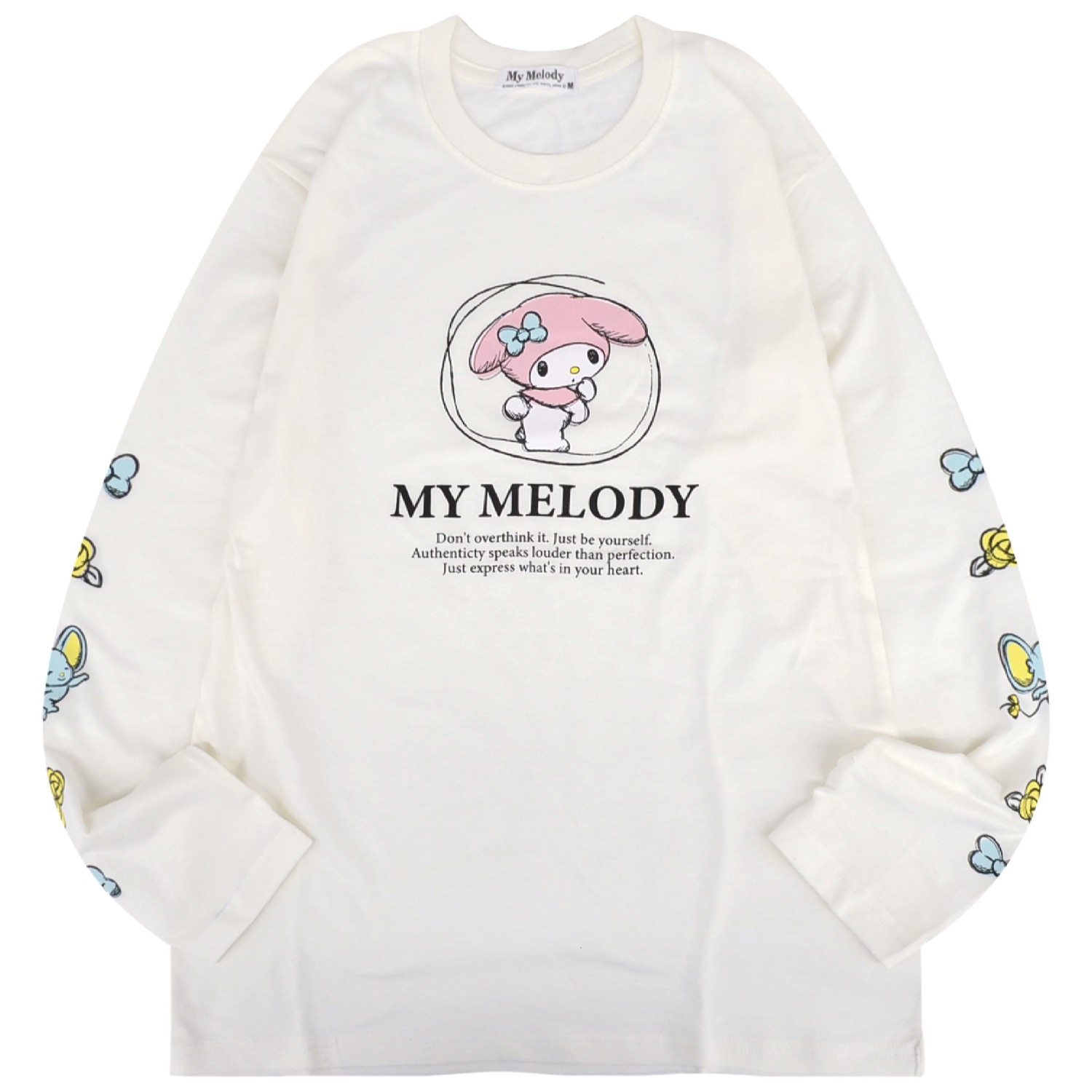 マイメロディ ロンT 長袖 Tシャツ サンリオキャラクターズ プリント 春
