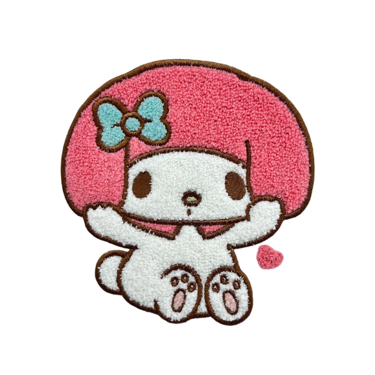 マイメロディ サガラ刺繍 裏起毛 ビッグシルエット トレーナー