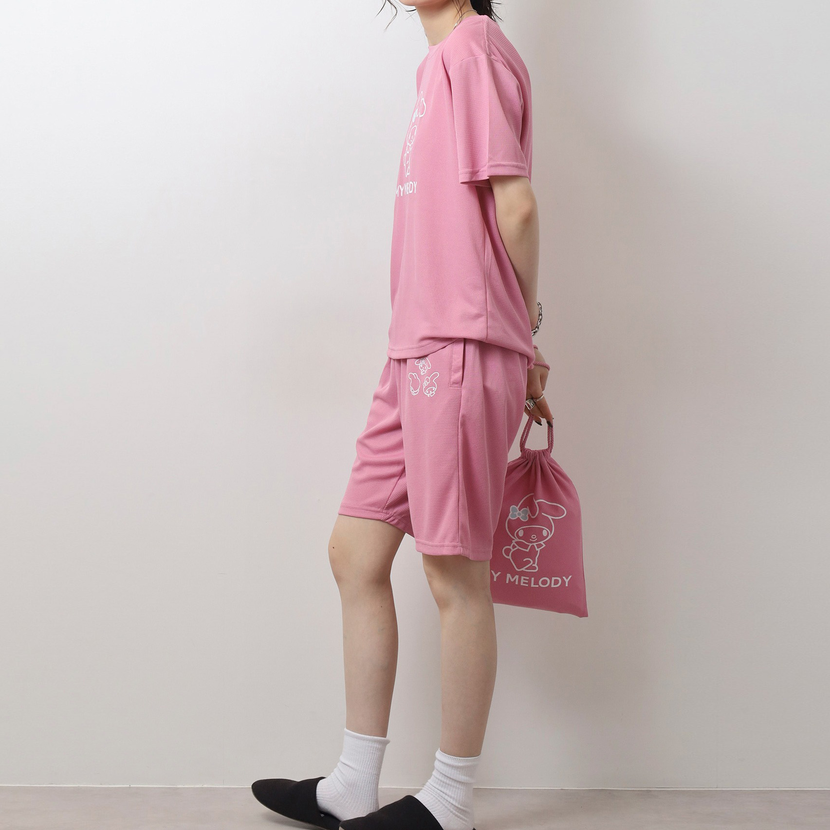 マイメロディ Tシャツ ハーフパンツ セット 巾着 サンリオ