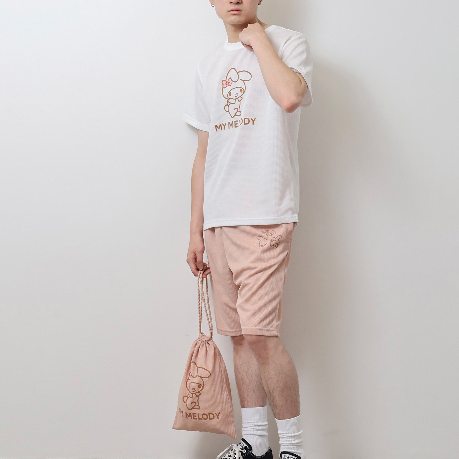 マイメロディ Tシャツ ハーフパンツ セット 巾着 サンリオ