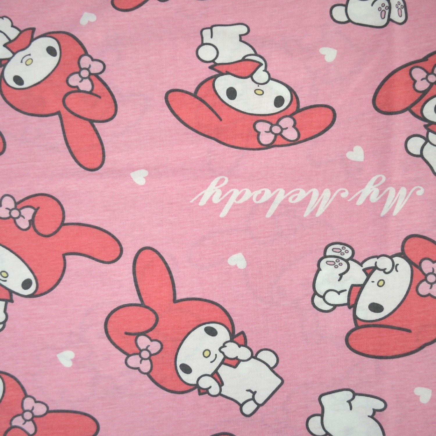 マイメロディ Tシャツ ワンピース 半袖 総柄 部屋着 ルームウェア