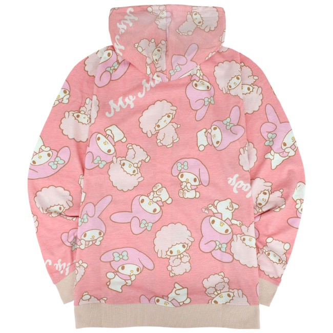 sanrio（サンリオ） マイメロディ キャラクターズ パーカー 総柄