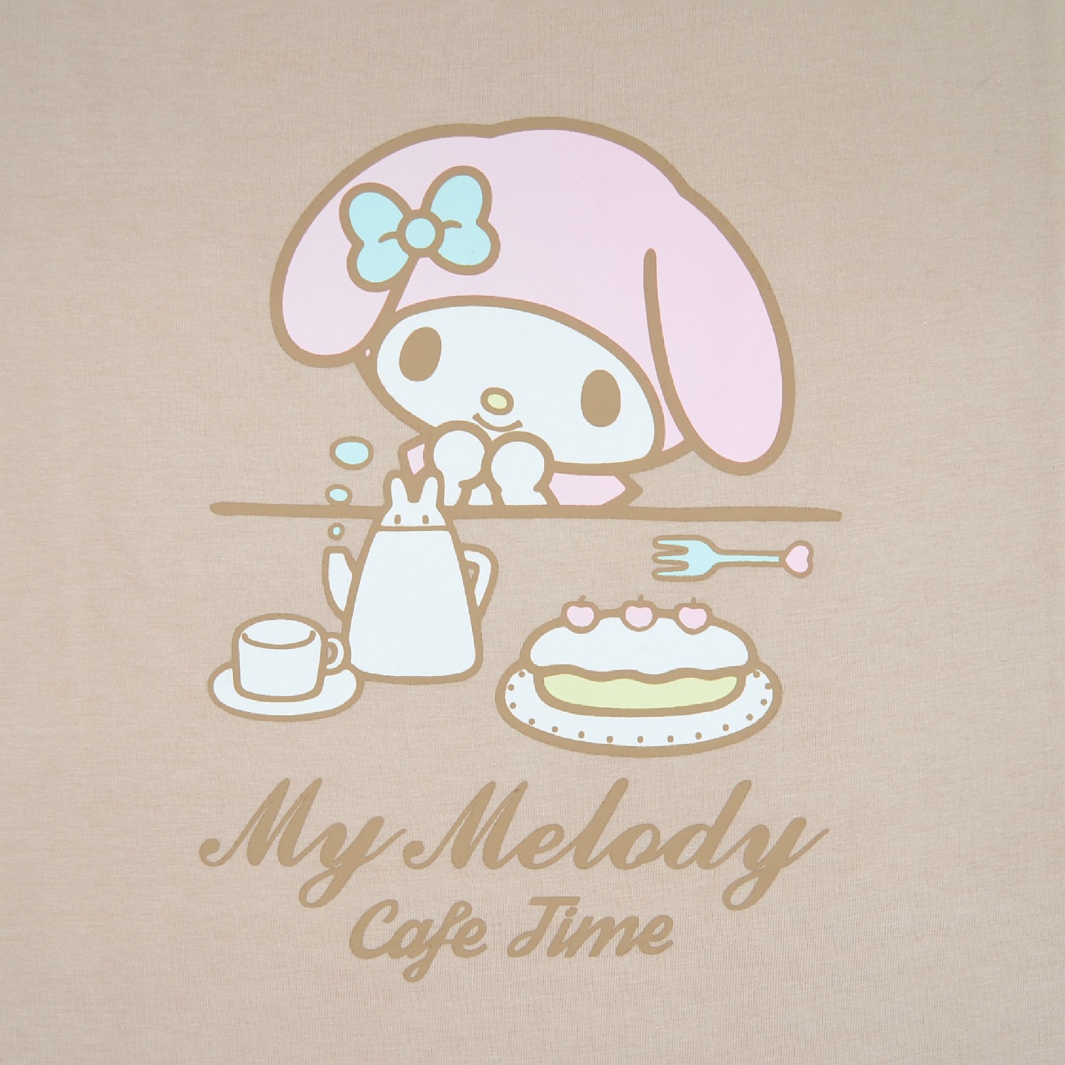 マイメロディ Tシャツ オーバーサイズ 半袖 プリント 刺繍 トップス