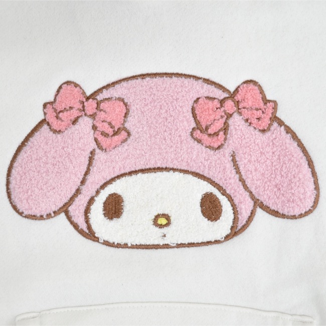 マイメロディ パーカー 裏起毛 スウェット キッズ 子供 ビッグ