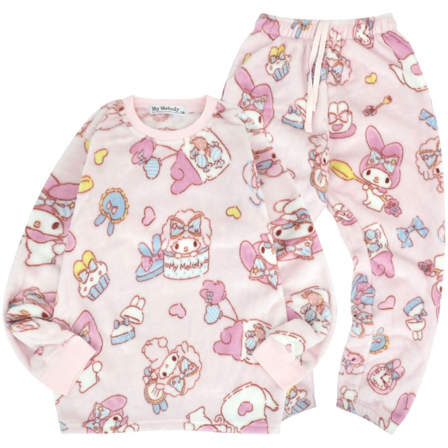 マイメロディ 子供 トレーナー スウェット パンツ フリース キッズ