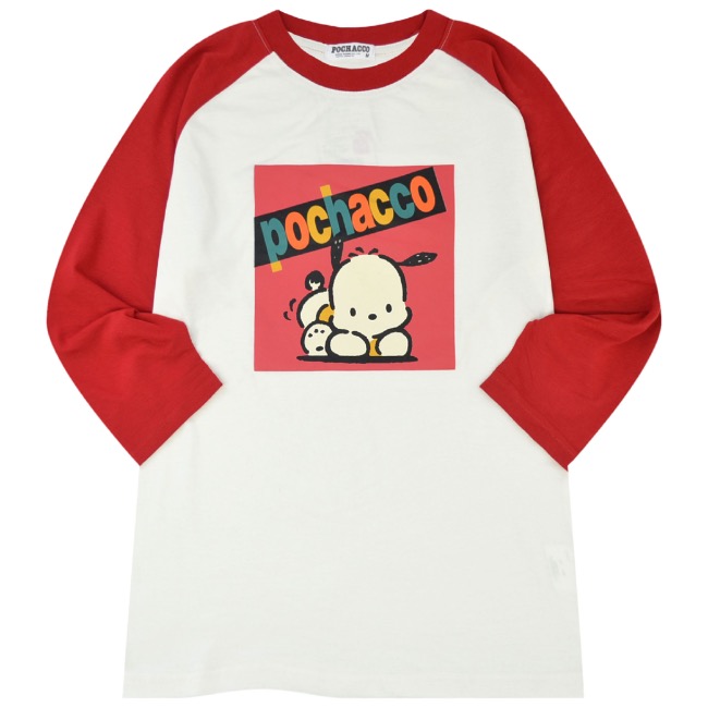 ベッドタイム ポチャッコ ロンT 1着 ワッフル生地　サンリオ ポチャッコ Tシャツ 長袖 ロンT 七分袖 サンリオ キャラクターズ