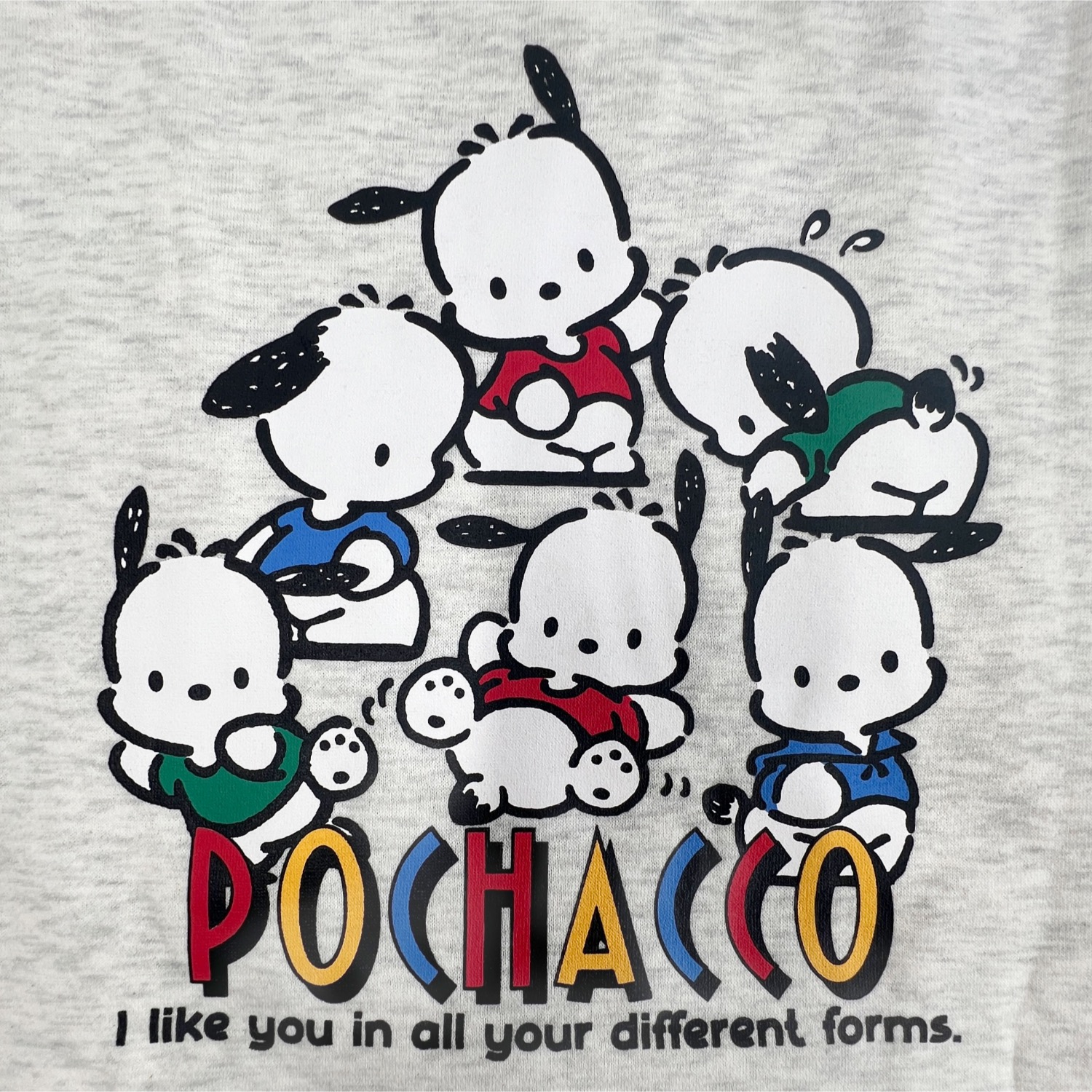 ポチャッコ サガラ刺繍 裏起毛ビッグシルエット トレーナー オーバー